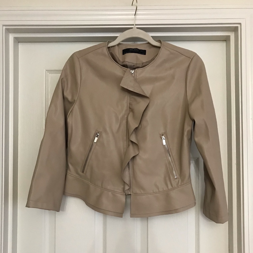 Zara Faux Leather Jacket